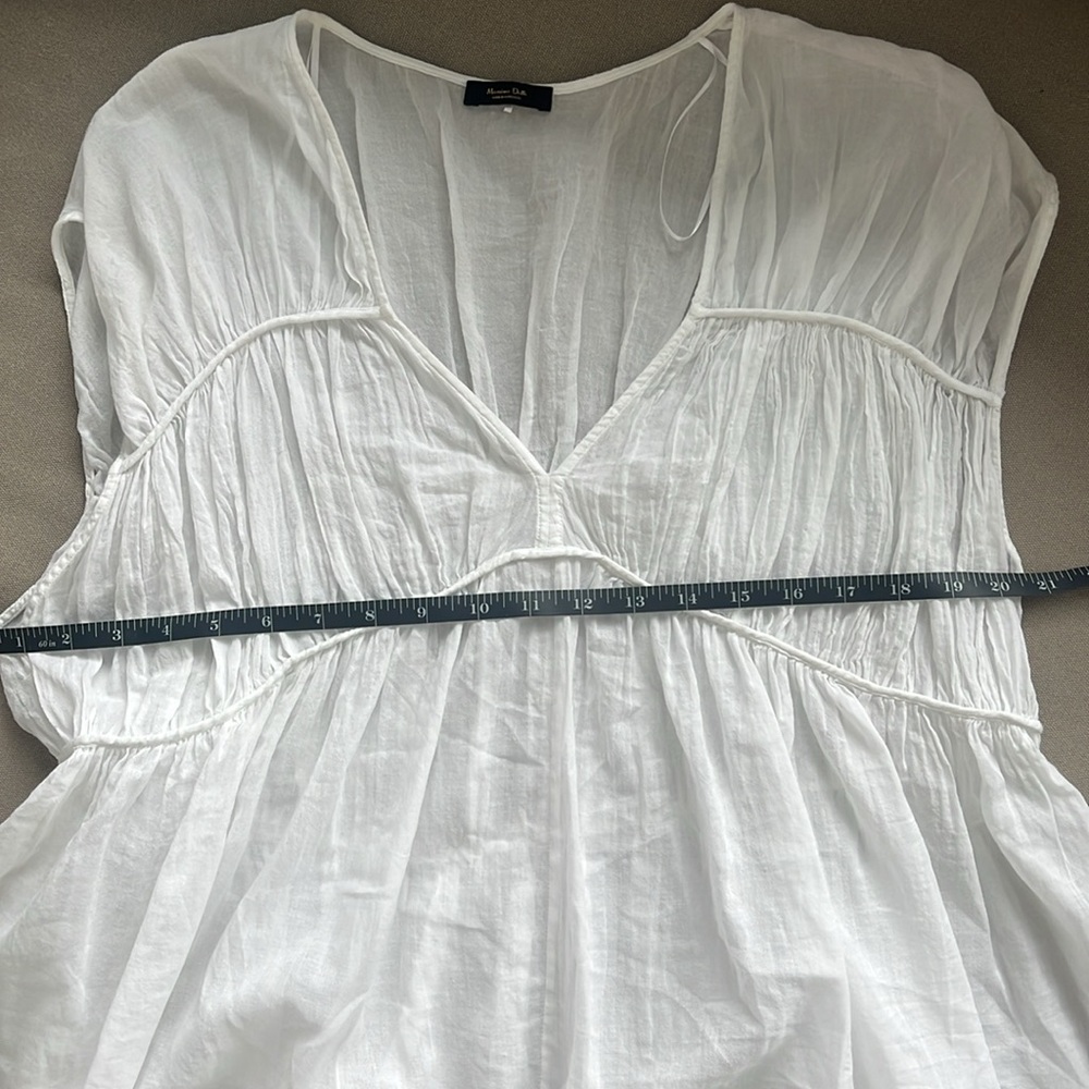 Massimo Dutti Cotton Voile Blouse - Picture 10 of 10
